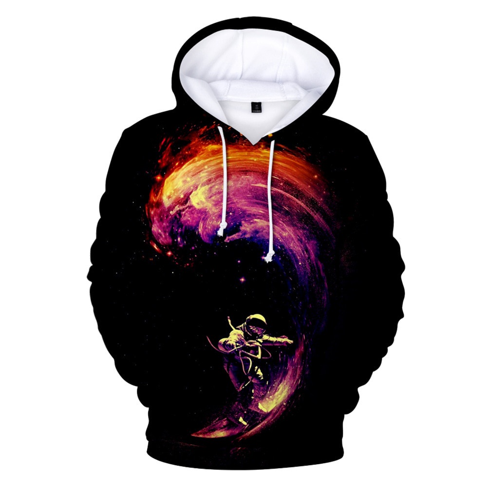 Áo Hoodie In Hình Phi Hành Gia Galaxy 3D Thời Trang Cho Nam Và Nữ
