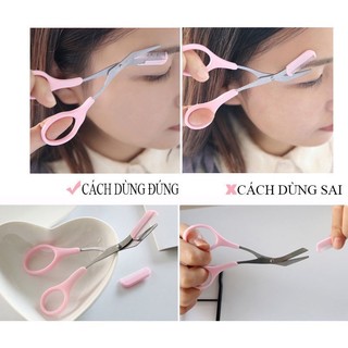 Kéo cắt tỉa lông mày Lilo kèm lược chải dễ dùng