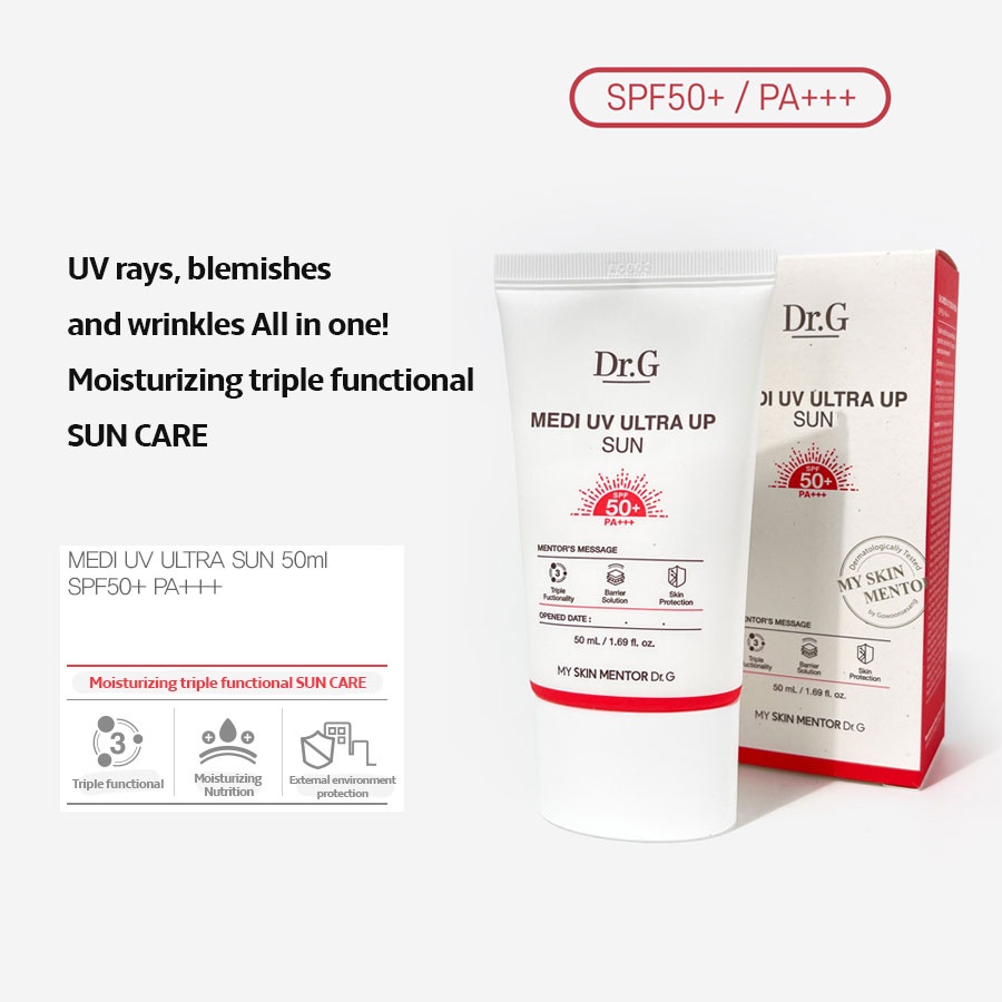 Kem Chống Nắng Dr.G MEDI UV ULTRA UP SUN SPF50+ PA+++ Chăm Sóc Da