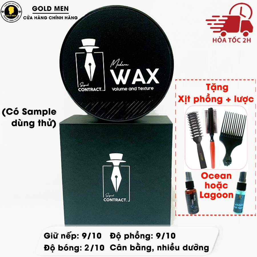 Sáp vuốt tóc Modern Wax SC - Signed Contract + Tặng quà