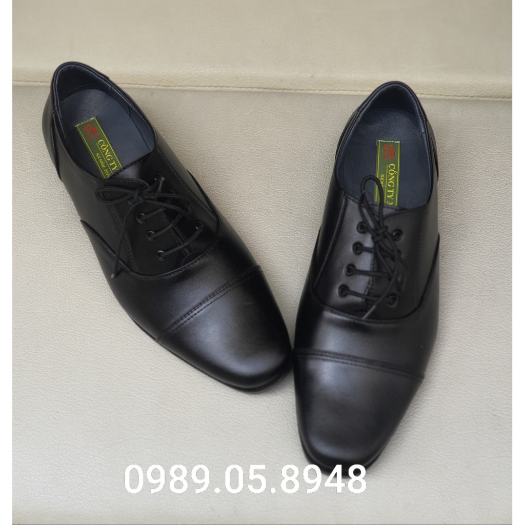 [ Giao ngay HCM ) GIÀY DA NAM  DA BÒ THẬT 100%, CÓ KHÂU ĐẾ, BẢO HÀNH 12 THÁNG