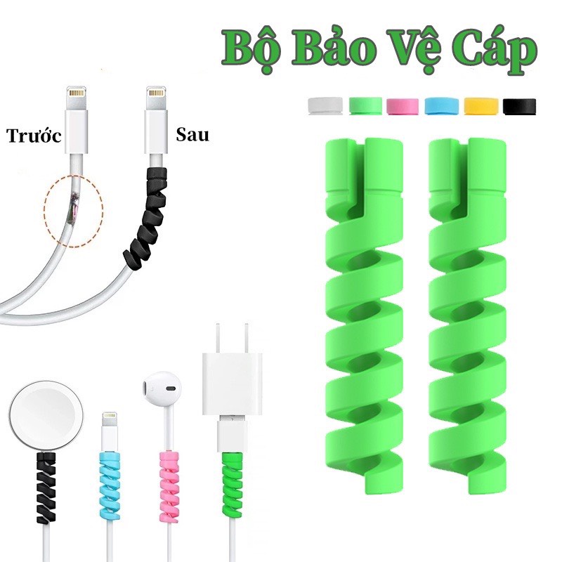 Bảo Vệ Đầu Dây Cáp Sạc , Tai Nghe Chống Gãy Hình Hoạt Hình ( Shop chọn ngẫu nhiên không chọn mẫu )