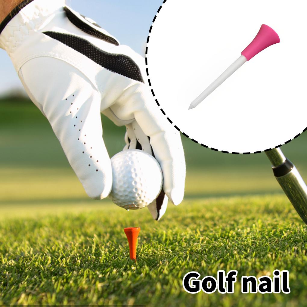 Set 50 Tee Bằng Nhựa Dùng Luyện Tập Đánh Golf Ngoài Trời