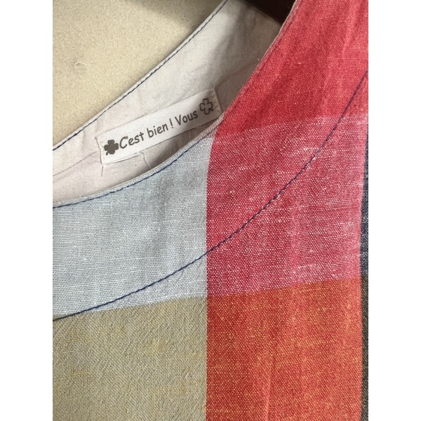 Đầm Caro Freesize new 90%