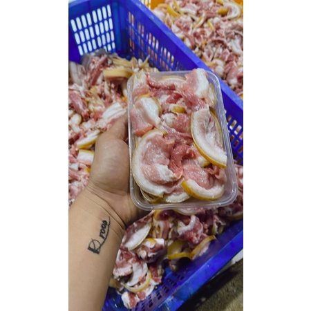 Heo rừng lai làm sạch cắt lát sẵn hộp 500gr (giao tphcm)