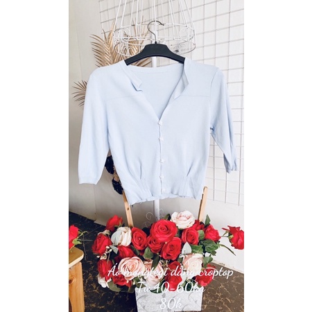 Áo mongtegi dáng croptop