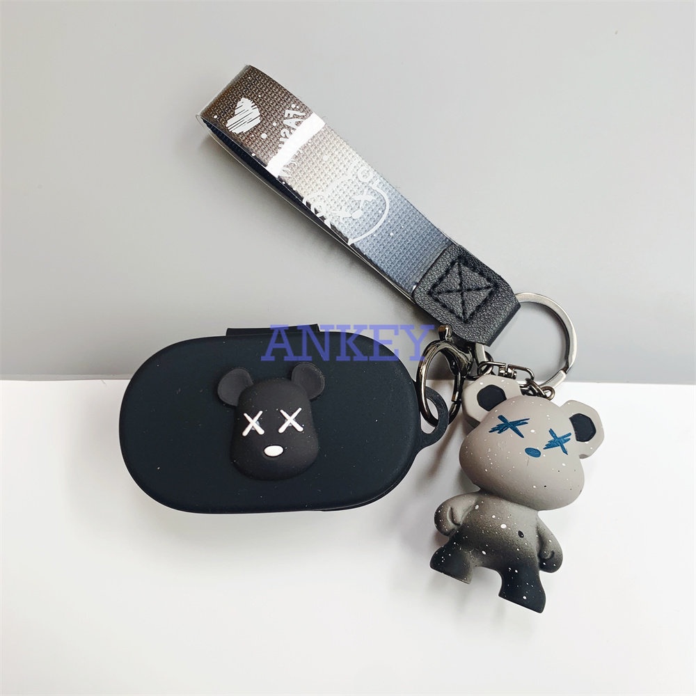 Sony Ambie AM-TW01 XB700 C500 Vỏ Bảo Vệ Hộp Sạc Tai Nghe Sony Ambie AM-tw01 WF-XB700 WF-C500 Bằng Silicon Chống Sốc Chống Thấm Nước Hình Gấu Trắng Phi Hành Gia Kèm Móc Treo