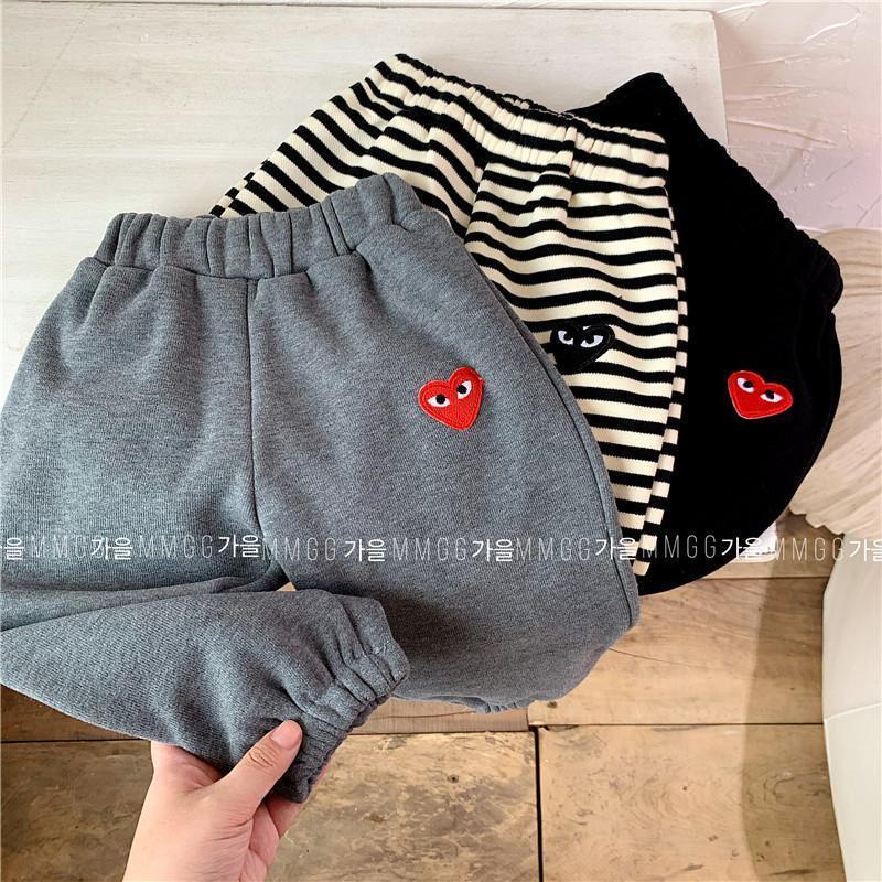 Quần Dài Bằng Vải Nhung Thời Trang Thu Đông Hàn Quốc Dành Cho Trẻ Em