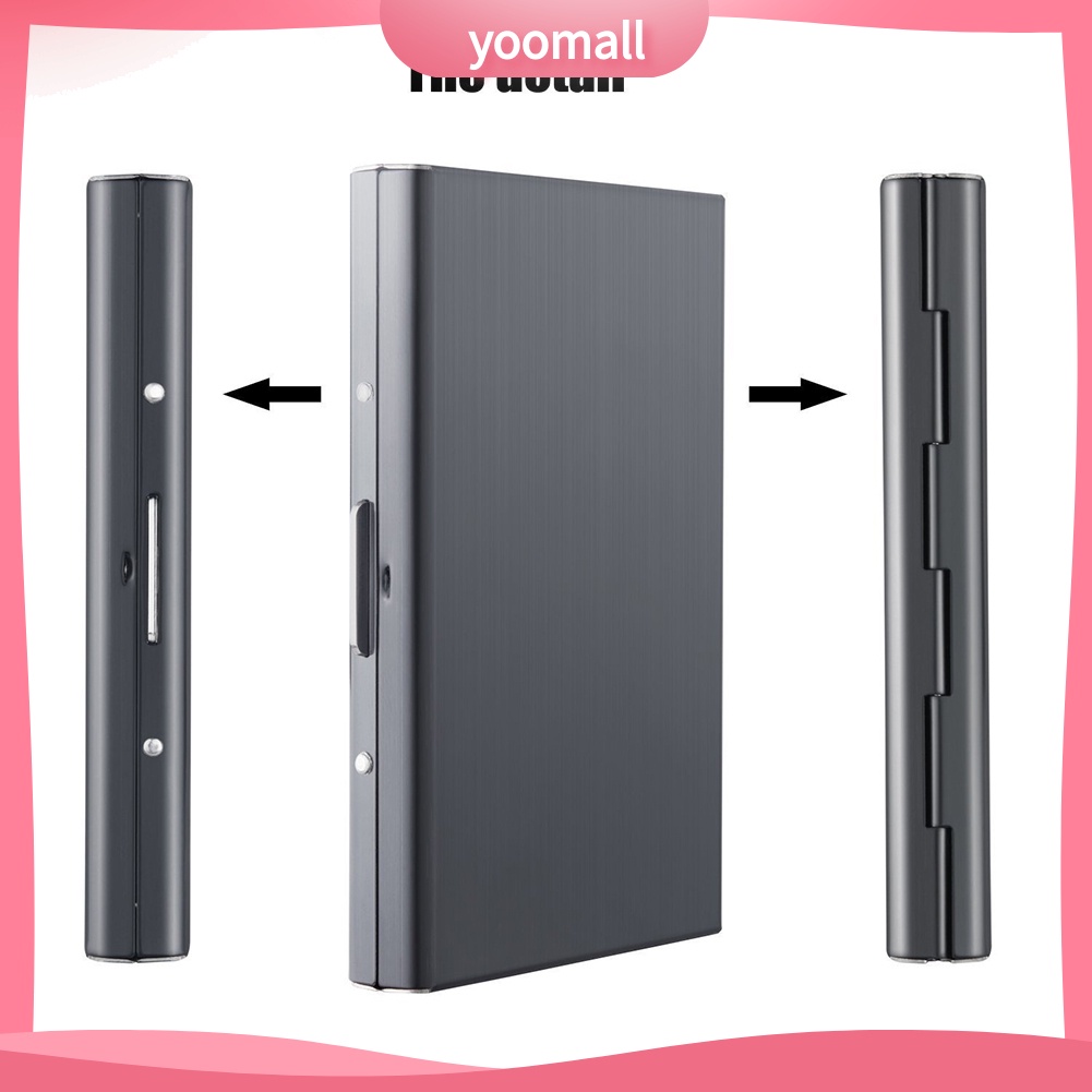 Hộp Inox Đựng Thẻ Tín Dụng / Danh Thiếp Chống RFID