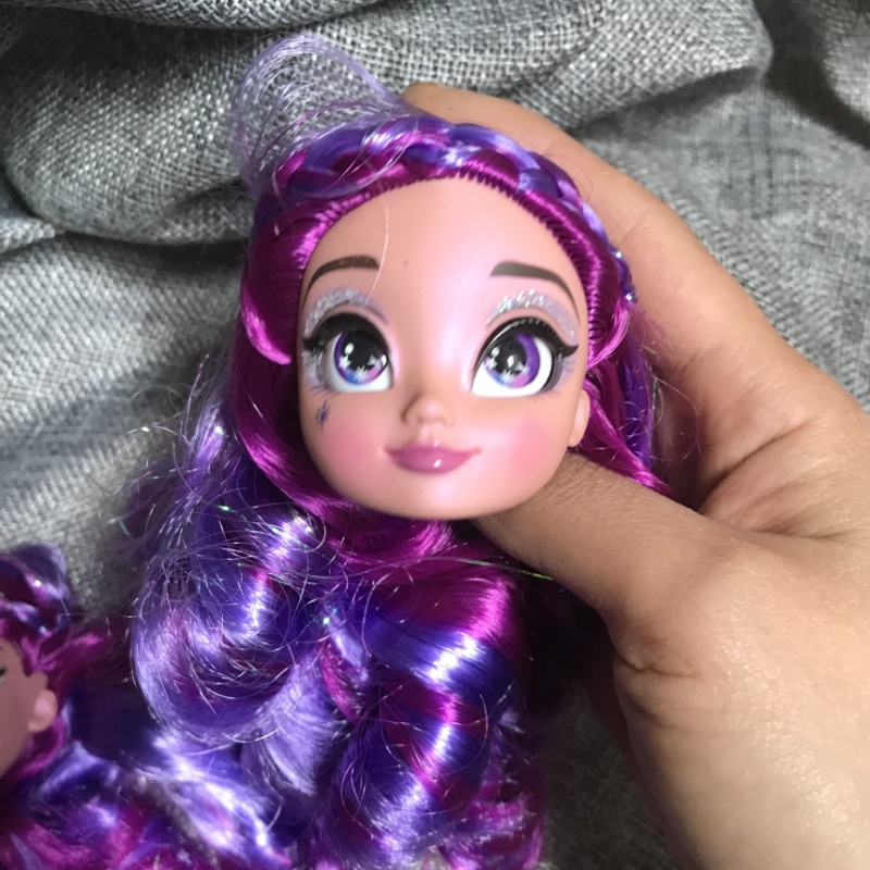 Mới Đầu Búp Bê bjd Tóc Tím 3d Tỉ Lệ 1 / 6