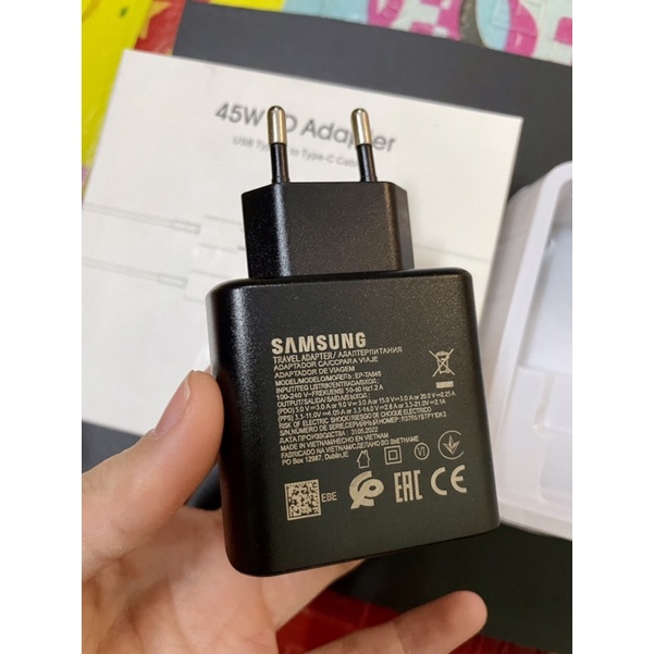 Bộ sạc nhanh samsung 45w chính hãng