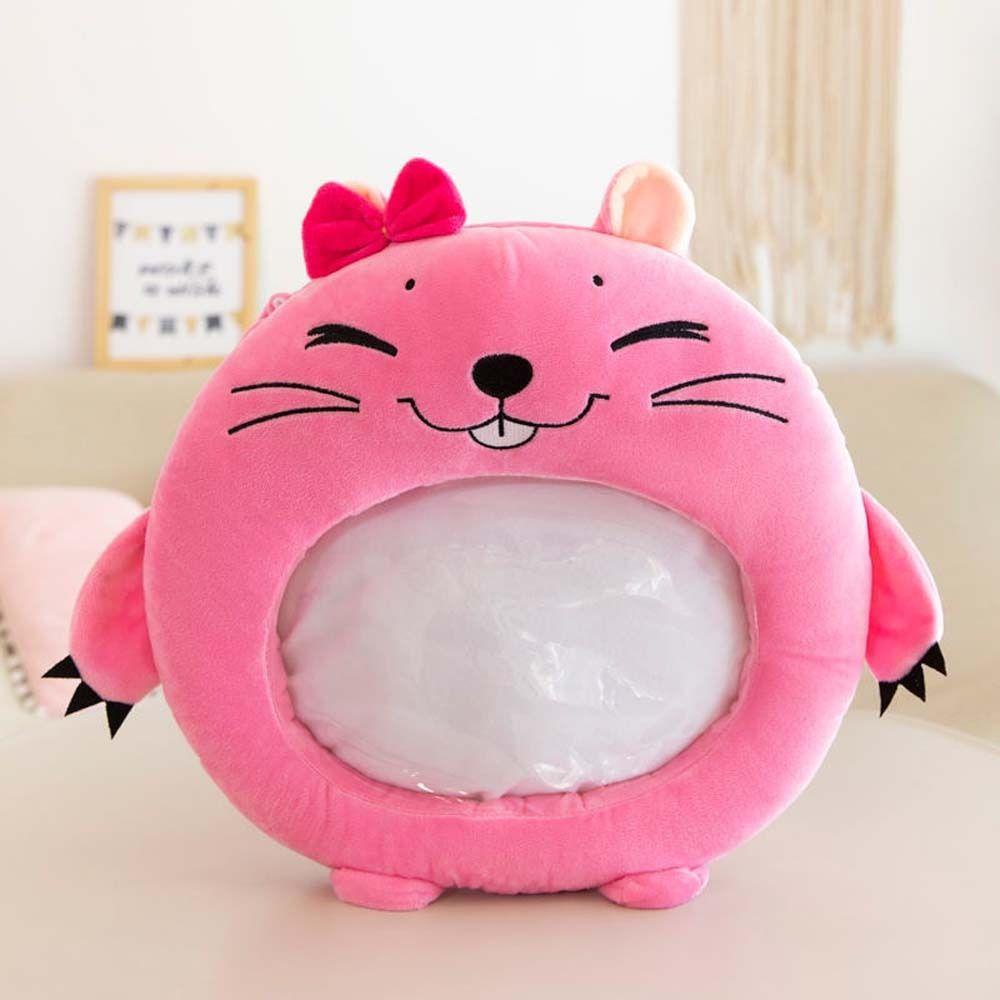 LANFY Gối Nhồi Bông Giữ Ấm Tay Hình Động Vật Dễ Thương