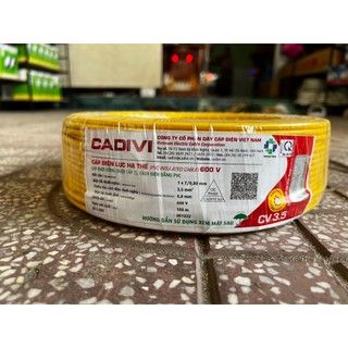 Dây điện đơn cadivi 3.5