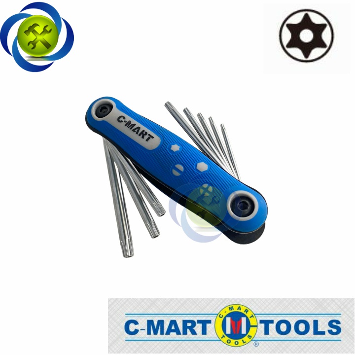 Bộ lục giác sao xếp C-Mart F0915 có 8 cây (T9-T40)