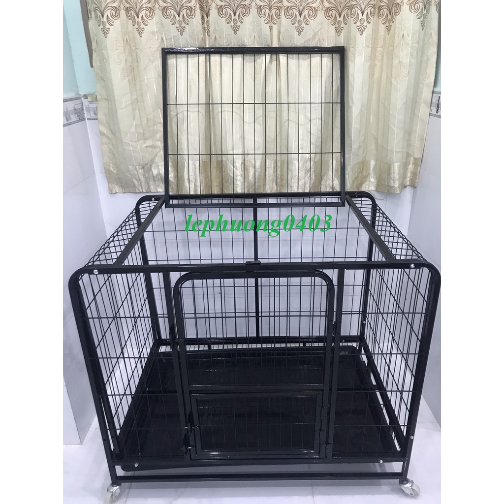 CHUỒNG NAN ỐNG SIÊU DÀY SIZE LỚN DÀNH CHO CHÓ LỚN SIZE 90x64x82cm