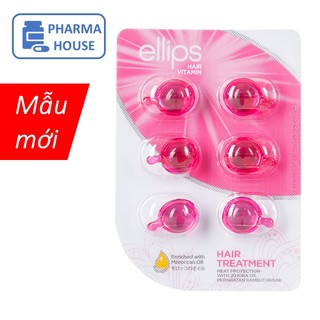 Ellips Hair Treatment Serum Dưỡng Tóc Phục hồi tóc hư tổn - Vỉ 6 viên