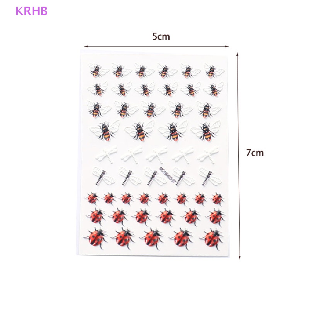 1 Miếng Dán Trang Trí Móng Tay Hình Ong 3D Độc Đáo Mới