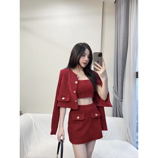 Set dạ 3 món bling bling thời trang