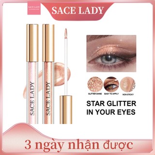 Phấn mắt Sace Lady dạng lỏng ánh nhũ lấp lánh tùy chọn màu sắc