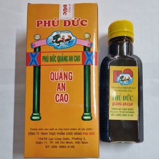 Quảng an cao - phú đức - quảng an tiên - hổ trợ ho , ho do viêm họng