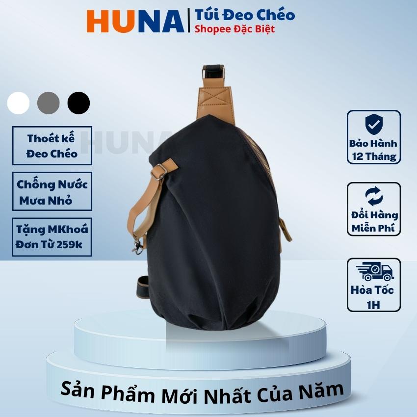 Túi Đeo Chéo Nam HUNA Cặp Đeo Chéo Nam Nữ vải chóng nước cao cấp đựng vừa ipad đi chơi đi học dã ngoại du lịch BL06