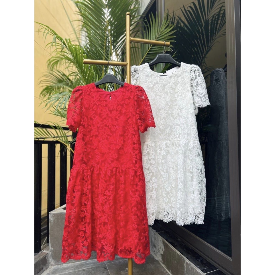 ( ảnh thật shop chụp) ĐẦM REN SUÔNG CAO CẤP DÀNH CHO BẦU