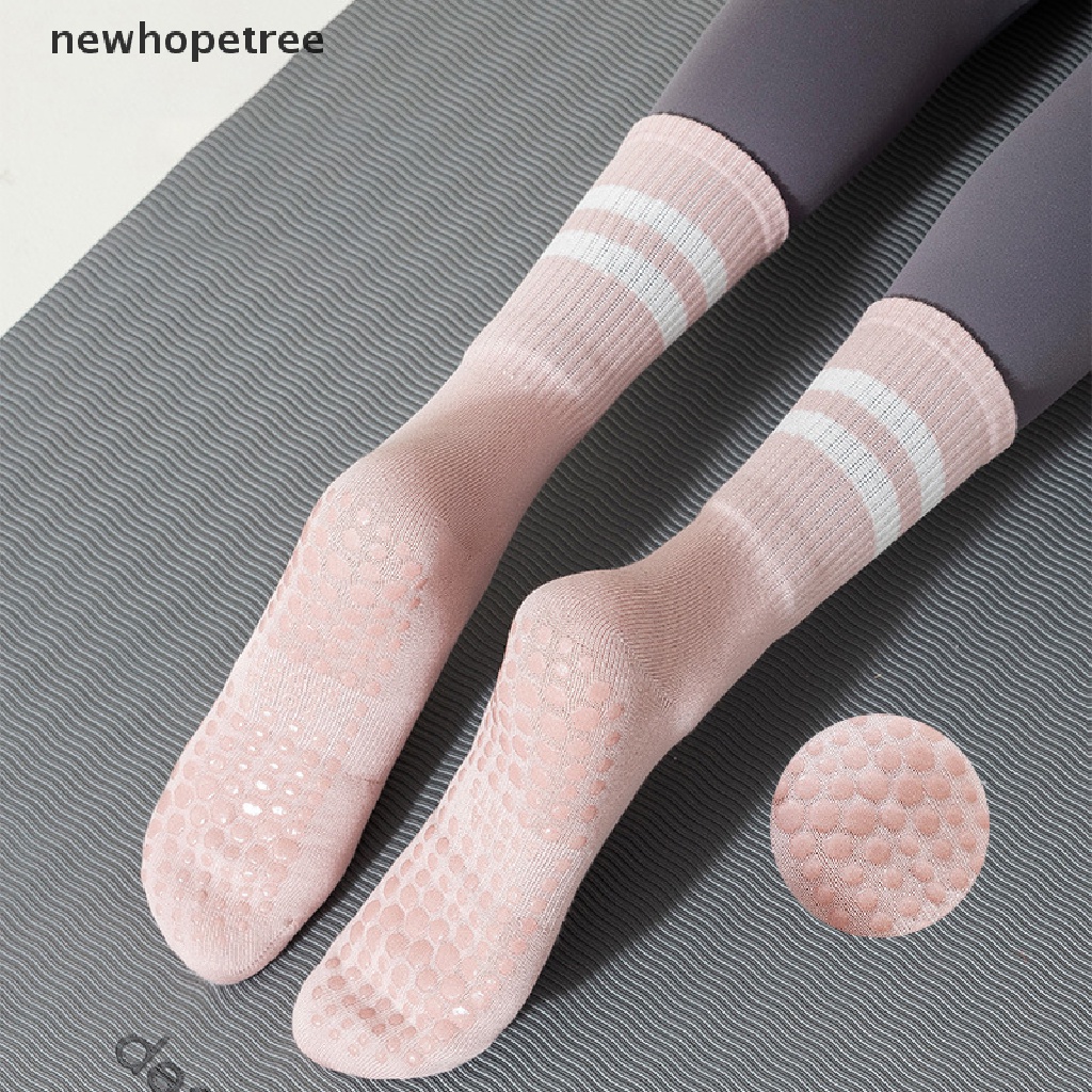 Vớ Cotton Tập Yoga / Pilates Giảm Xóc Khô Nhanh Chống Trượt Chất Lượng Cao Cho Nữ