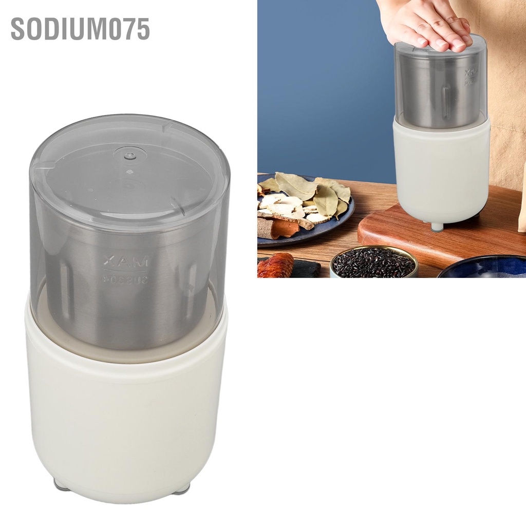 Có thể bán buôn Máy Xay Gia Vị Cà Phê Điện Bằng Thép Không Gỉ Mài Công Cụ Cho Nhà Bếp Đình Sodium075 Hàng giao ngay