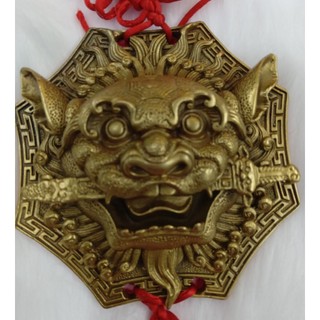 Mặt hổ phù phong thuỷ bằng đồng