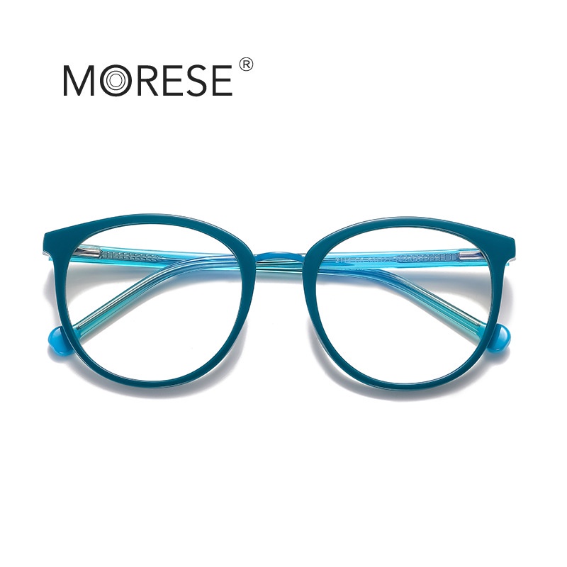 Gọng Kính Lớn Màu Sắc Kẹo Ngọt Chống Ánh Sáng Xanh Phong Cách Anh Quốc