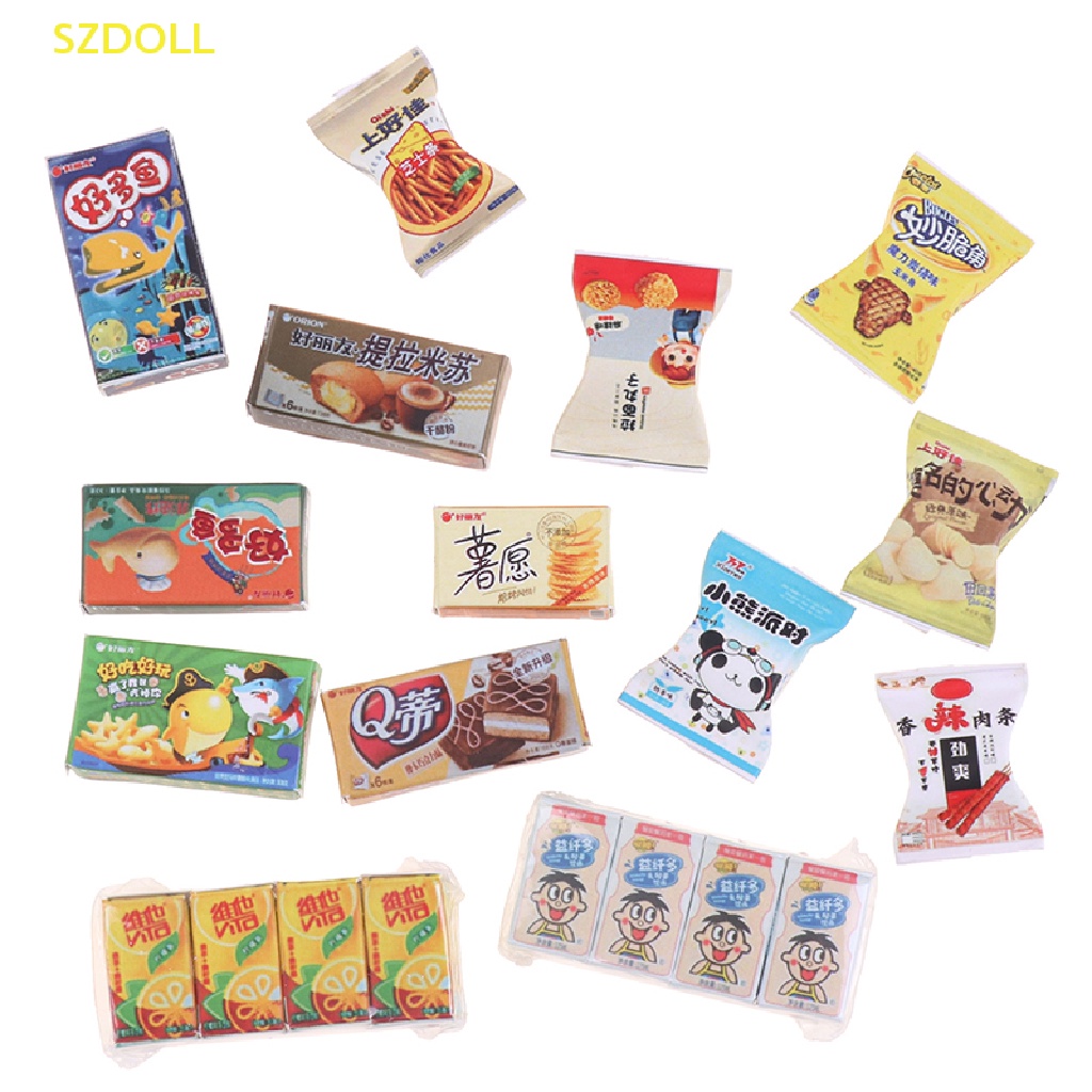 Mô Hình Hộp Bánh Mì / Thức Ăn / Siêu Thị Trang Trí Nhà Búp Bê Tỉ Lệ 1: 12