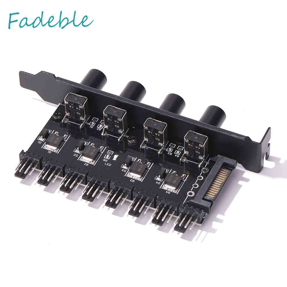Bộ Điều Chỉnh Tốc Độ Quạt 8 Chiều SATA / 3Pin 12V Dành Cho Máy Tính