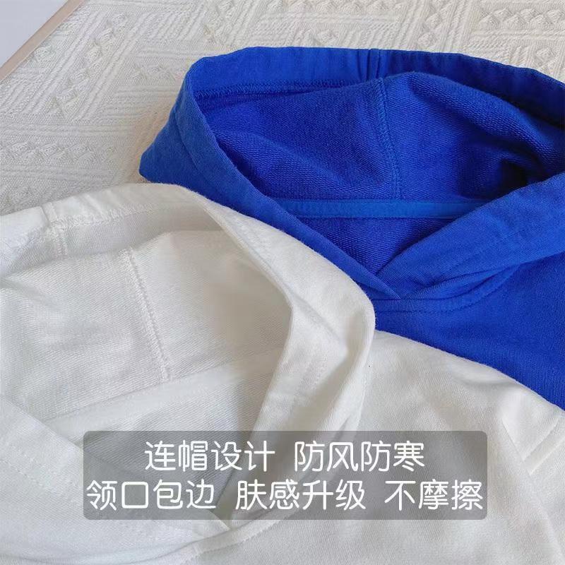 Áo Sweater Có Mũ Trùm Phong Cách Hàn Quốc Thời Trang Xuân Thu Mới Cho Bé Trai Và Bé Gái