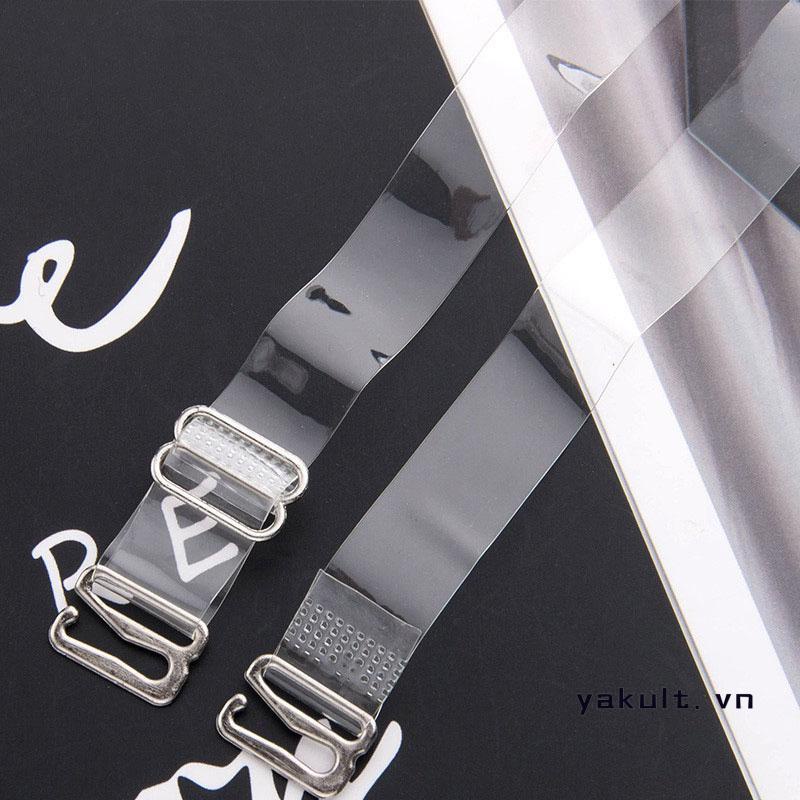 🎀 yakult 🎀set 2 dây áo ngực trong suốt, Dây Áo Lót Siêu Dai 1 Cặp