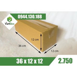 Combo 60 hộp carton 36x12x12