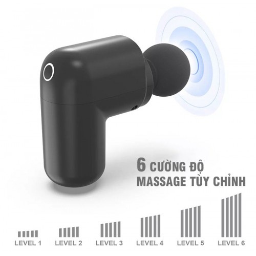 Máy Massage Cầm Tay Siêu Mini NK-173 - Có Đầu Nóng, Hỗ Trợ Mát Xa Chuyên Sâu, Giảm Đau Cơ, Cứng Khớp - Chính Hãng