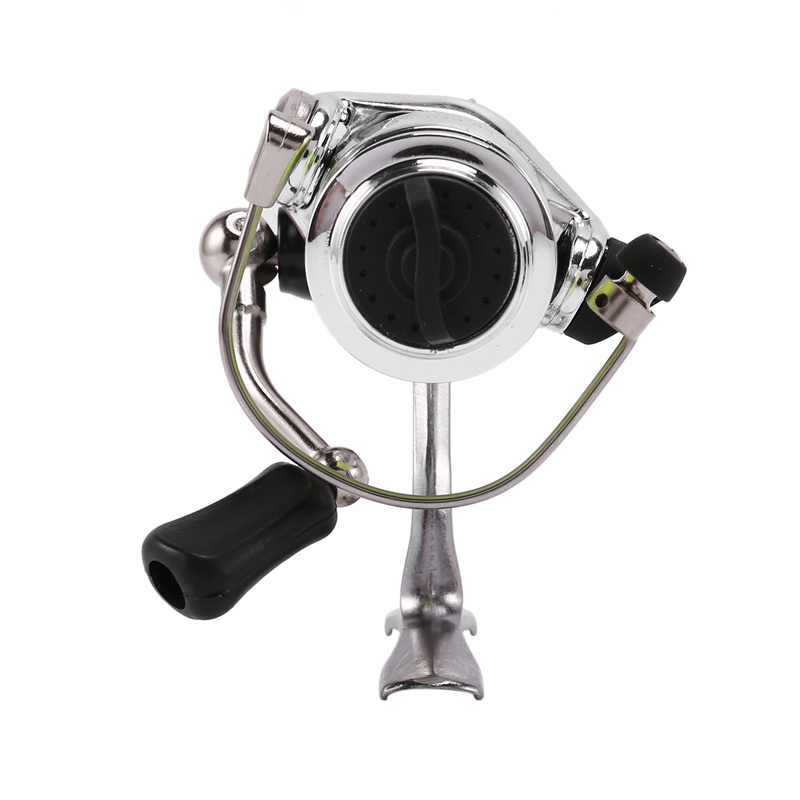 Máy quay Mini 100 túi Câu cá Máy câu cá Cuộn quay nhỏ 4.3 '1 Bánh xe kim loại Pesca Cuộn nhỏ