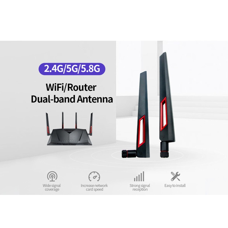 Ăng Ten WiFi 10dBi 2.4G / 5G / 5.8G Chất Lượng Cao