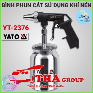 Bình phun cát sử dụng khí nén Yato Made in Balan