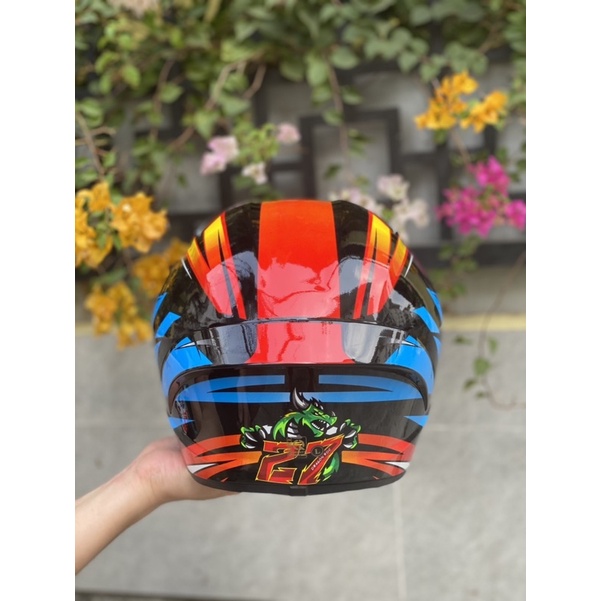 MŨ FULLFACE 2 KÍNH M266 Bản Dragon giới hạn lên logo KYT cực đẹp, Kèm túi đựng và BH 12 tháng