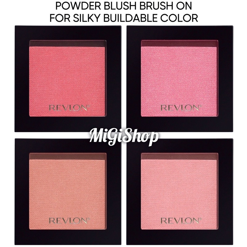 Phấn Má Hồng Revlon Powder Blush Brush On For Silky Buildable Color 5g