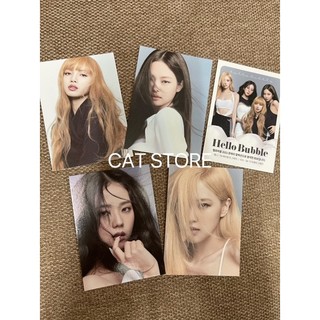 Card Missen, ticket pre, globe ver 2, Lalisa pre , set pola photobook R