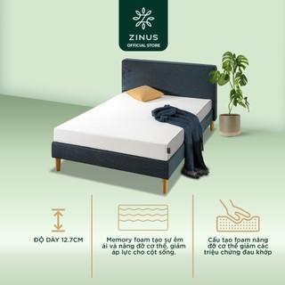 Nệm Foam HD Bảo Vệ Cột Sống Dày 12cm Zinus - 5in Foam Mattress Extra