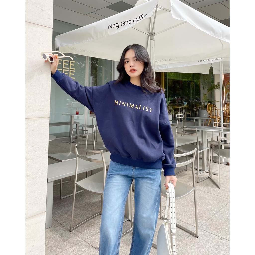 Áo sweater xanh