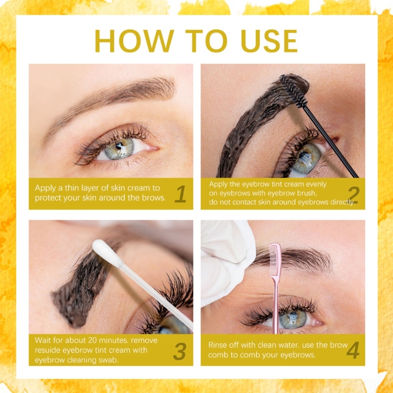 Bộ Mascara / Lông Mày 2 Trong 1 Lâu Trôi Trang Điểm Chuyên Nghiệp