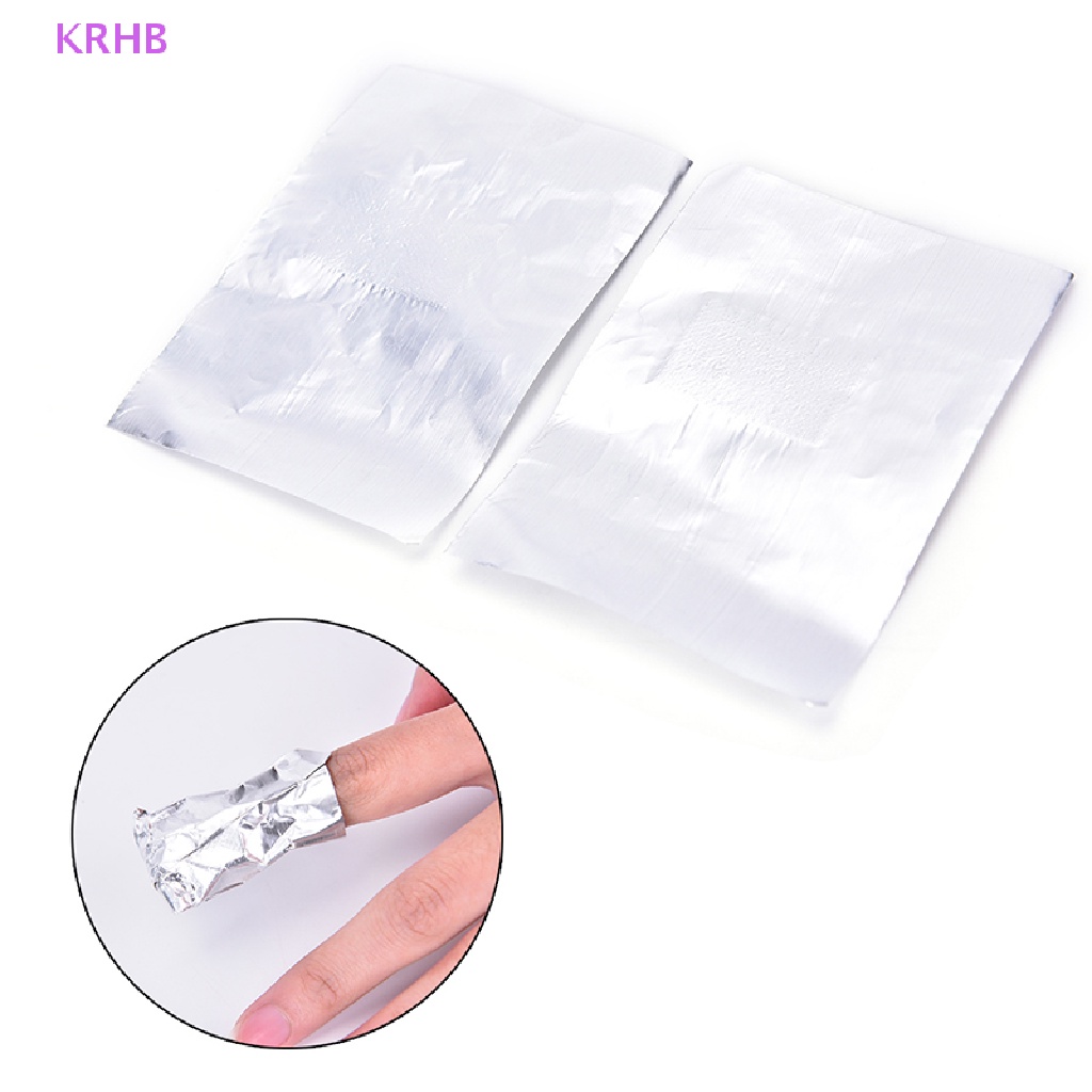 Set 50 Giấy Bạc Nhôm Quấn Móng Tay Nghệ Thuật Mới