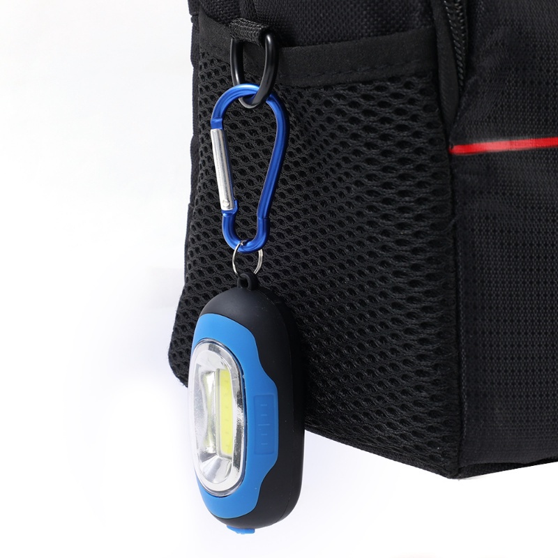 Móc Khóa Đèn Pin Bỏ Túi 3 Chế Độ Sáng Tiện Dụng