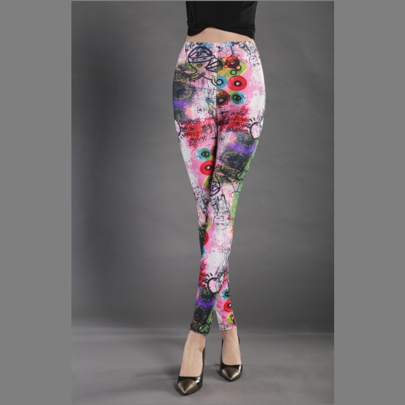 Quần Legging Thể Thao In Chữ Thời Trang Cho Nữ