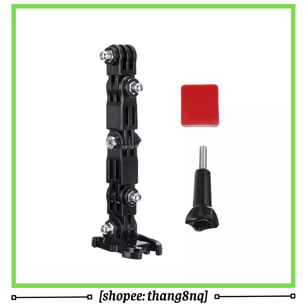 Bộ gắn cằm mũ fullface cho gopro, osmo action, sjcam