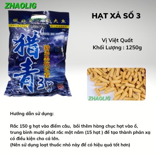 Hạt Xả dụ cá trắm đen